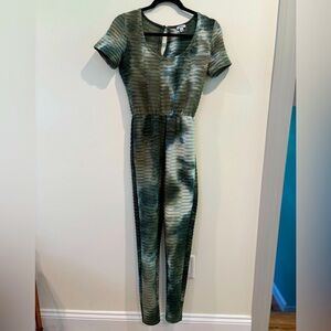 Stylish Black and Gray Jumpsuit